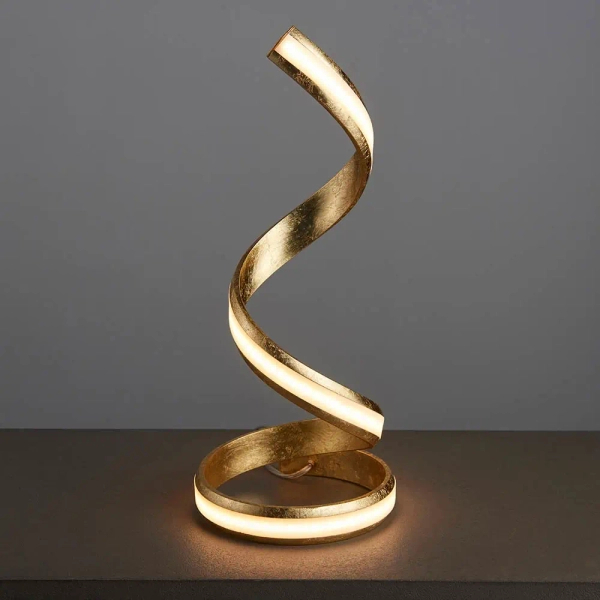 Stołowa lampa spirala Aria 95842 LED 18W 3000K do salonu złoty