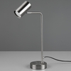 Biurkowa LAMPA regulowana VANTOS DL107512400 Trio metalowa LAMPKA stojąca tuba loftowa na stół nikiel