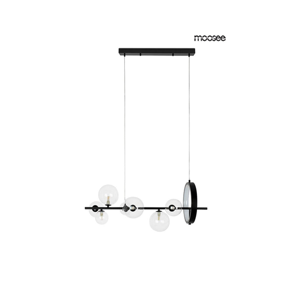 Wisząca lampa kuchenna Alure LED 15W nad wyspę balls czarna