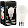 Żarówka LED z czujnikiem ruchowo - zmierzchowym 308832 Polux LED E27 A60 10W 806lm 230V biała ciepła
