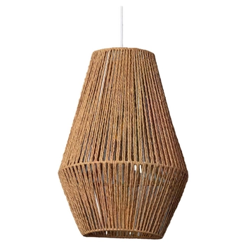 Pleciona lampa zweszana Boho ABR-LW12-BH-E27 Abruzzo brązowa