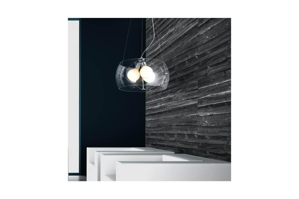 Wisząca lampa przezroczysta Cosmo nowoczesna salonowa