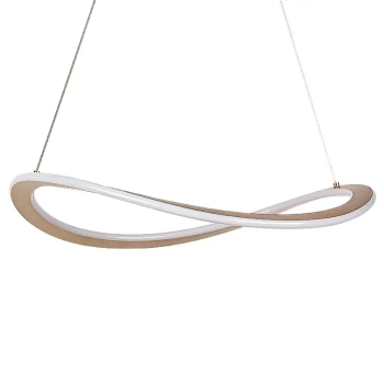 Ringowa wisząca lampa Kallira 72281 LED 40W 3000K do salonu złoty