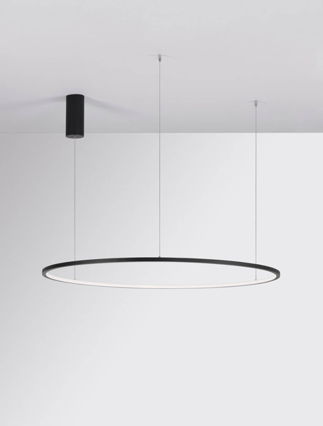 Metalowy żyrandol TOLUCA LE42782 do pokoju LED 58W 3000K czarny