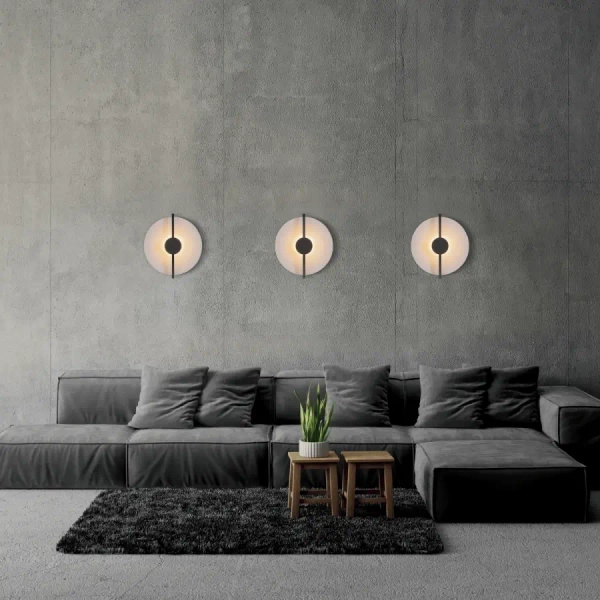 Minimalistyczna lampa ścienna 1910 LED 13W 3000K okrągła biały