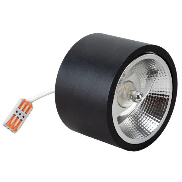 Lampa sufitowa natynkowa Redondo ML1074 tubka czarna