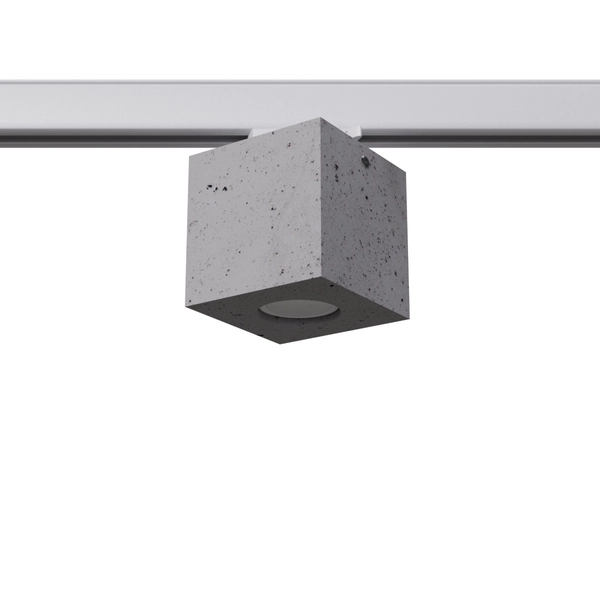 Sufitowa trójfazowa lampa szynowa QUAD MYL.00121 kostka szara