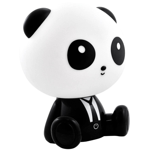 Dziecięca lampka nocna PANDA 327215 LED 2,5W animals biała czarna
