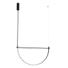 Wisząca lampa VICTORIA czarna P0686 1xLED 30W 3000K geometryczna