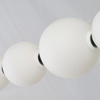 Wisząca lampa kulista PERLA czarna biała AZ6896 15xLED 26W 3000K