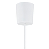 Lampa wisząca z kloszem Rondo 3463 TK Lighting okrągła z tkaniny szara