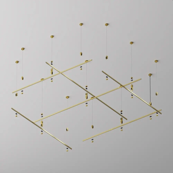 Długa szyna 2m do zestawów magnetycznych Flarity TRX154-112BS mosiądz