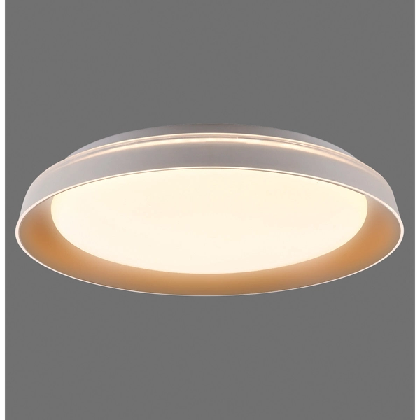 Okrągły plafon Sati 14368-60 Just Light LED 19,5W 3000K do jadalni mosiądz