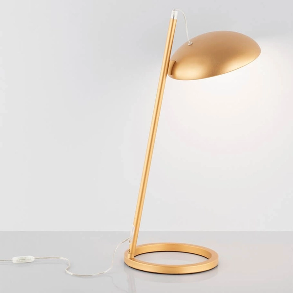 Stołowa lampka LED do biura VIBORAL LE44525 LED 18W 3000K złota