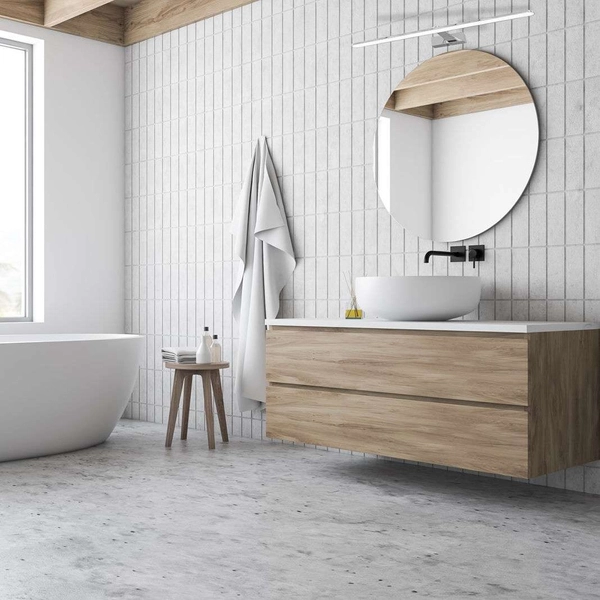 Kinkiet LAMPA ścienna SPLASH ML5724 Milagro łazienkowa OPRAWA metalowa LED 21W 4000K nad lustro IP44 chrom