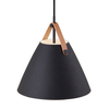 Wisząca lampa nad wyspę Strap 84333003 DFTP metalowa do kuchni czarna