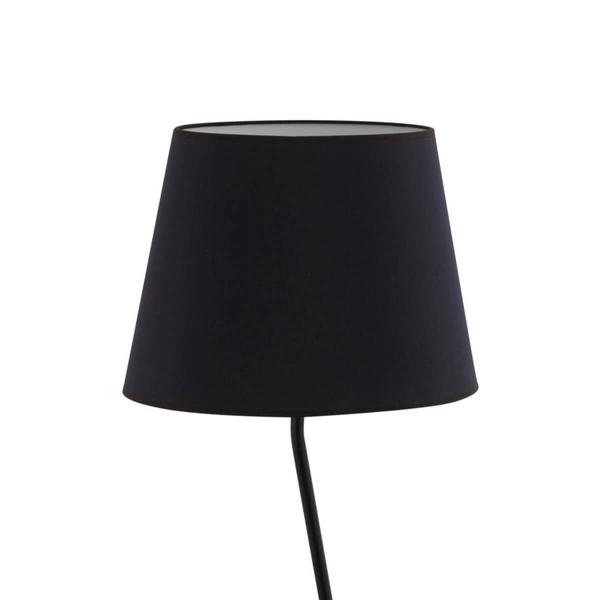 Stojąca lampa abażurowa Lizbona 50228 do gabinetu czarna