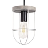 Lampa ścienna NETUNO 9207517157 industrialna drewniany kinkiet srebrny