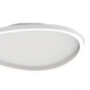 Ściemnialna sufitowa lampa 23206 LED 29W 3000K owalny biały