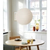 Kulista lampa wisząca do salonu RISO 14094801 papierowa biała