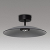 Lampa sufitowa do jadalni PECA LE44277 LED 12W 3000K talerz czarna szara
