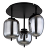 Lampa sufitowa Blacky 15345-3D ze szkła czarna przydymiona