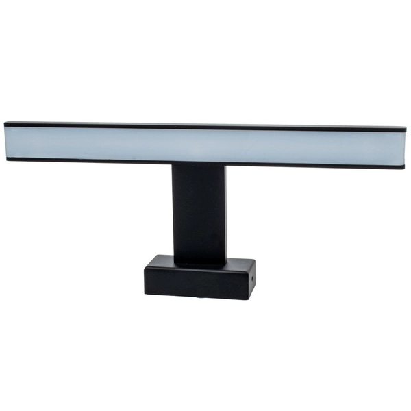 Kinkiet LAMPA ścienna SHINE ML4377 Milagro listwa OPRAWA nad lustro LED 7W 4000K nad obraz IP44 czarna