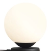 Okrągła lampa sypialniana Ball 1076B1_M Aldex na stolik czarna kula