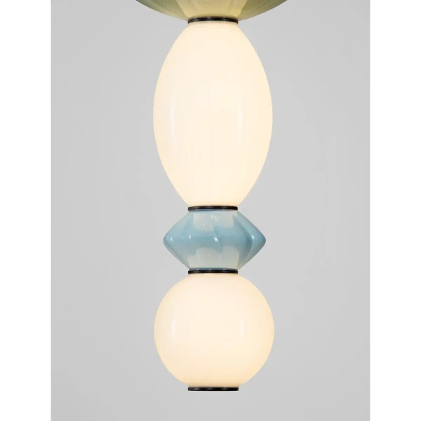 Ściemnialna lampa wisząca CASURNO LE45222 LED 23W 3000K zielona różowa