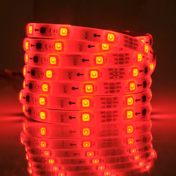 Taśma LED RGB 24W 314970 Polux pasek 5 metrów 380lm biały IP65