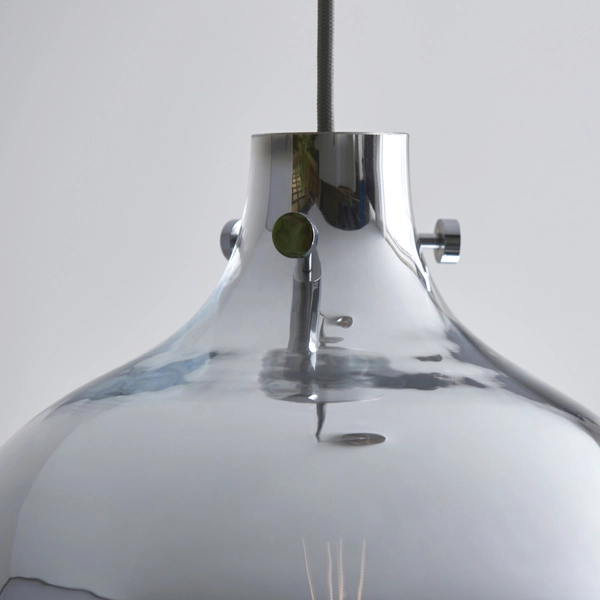 Lampa kula wisząca L&-196442 Light& szkło lustrzane chrom ombre