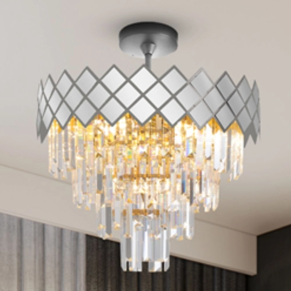 Sufitowa lampa kryształowa Carisma ML8888 Milagro glamour chrom