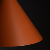 Zwieszana lampa stożkowa ZENITH 11483 terakota