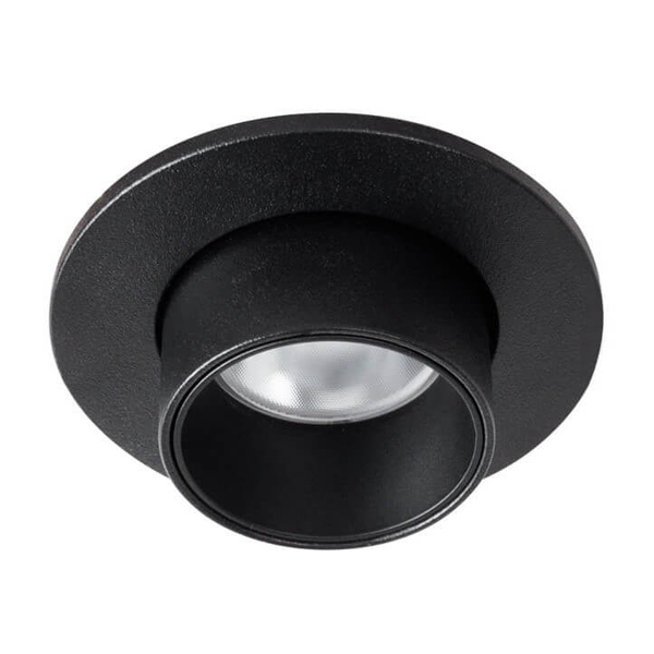 Regulowana lampa podtynkowa HALO H0129 Maxlight LED 6W 3000K sopel czarny