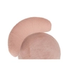 Tapicerowany fotel Low Teddy Pink HE510X-3.PECH.PINK do sypialni różowy 