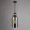 Loftowa wisząca lampa Tao TAO0110 do salonu czarny przydymiona
