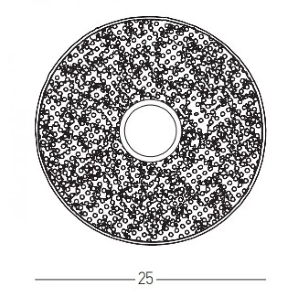 Ekologiczny kinkiet ścienny 22175 okrągły bambus rattan czarny