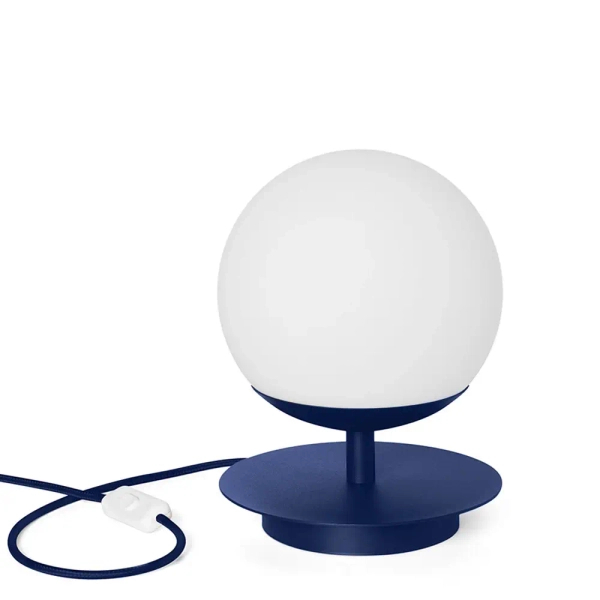 Stołowa lampa do salonu PLAAT ST PLS11313P1 ball granatowa