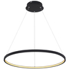 LAMPA wisząca RALPH 67192-29B Globo metalowa OPRAWA okrągła LED 29W 3000K zwis czarny