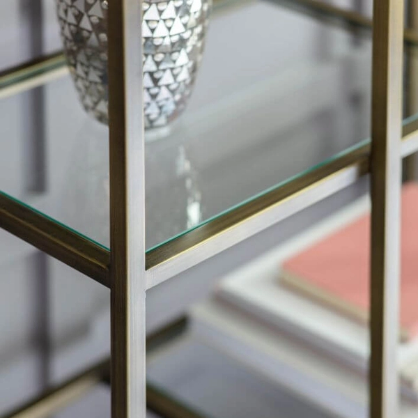 Sypialniany regał Rothbury 5059413256882 czarna drewniana