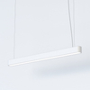 Wisząca lampa jadalniana Soft 7547 Nowodvorski podłużna metalowa biała