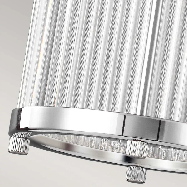 LAMPA sufitowa FE-PAULSON-MP Elstead FEISS metalowa OPRAWA plafon industrialny IP44 polerowany chrom przezroczysty