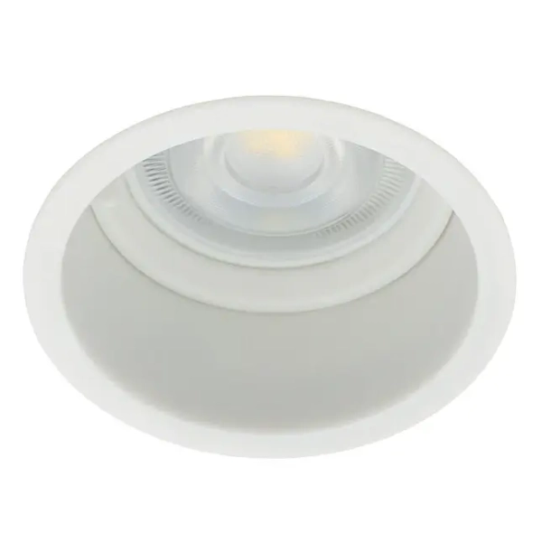 Wpustowe oczko okrągłe CUP 10788 do kuchni białe