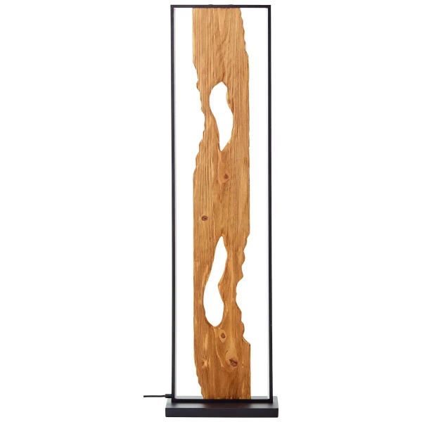 Podłogowa lampa drewniana Chaumont G94542/76 LED 20W 3000K czarna