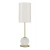 Nocna lampa tuba BRILLE LE42694 LED 13W złoty biały przezroczysty