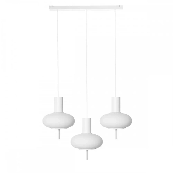 Lampa wisząca nad stół Torni TOL311P0 potrójna owalna biały