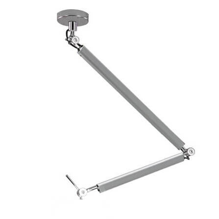 Metalowa lampa wisząca Zyta AZ2304+AZ2596 Azzardo regulowany chrom
