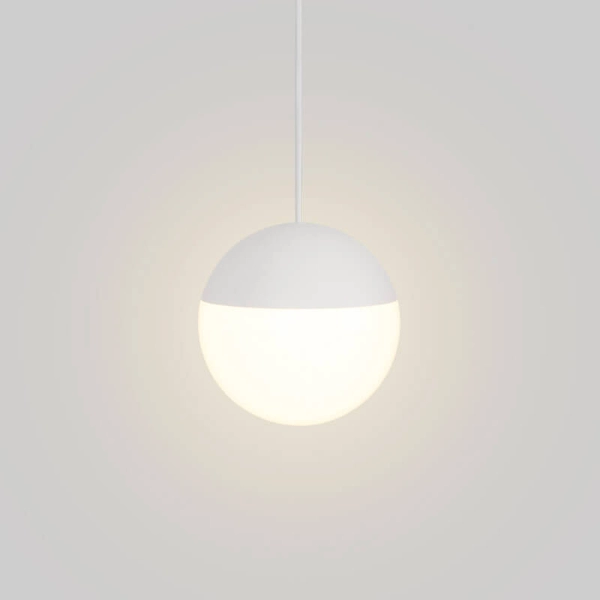 Wisząca lampa okrągła Mica ABR-LW-MIC-B LED 9W 2700K ball kula biała