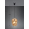 Ekologiczna lampa wisząca JEAN R36221036 do salonu czarny naturalny