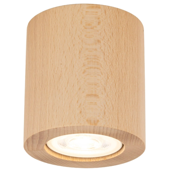 Sufitowa lampa do jadalni Eve 10121 tuba sopel punktowa drewniana